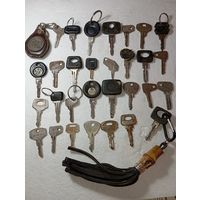 Ключи от зажигания , без повторов 30 шт .