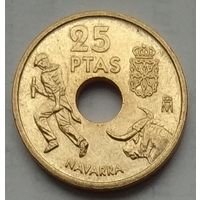 Испания 25 песет 1999 г. Наварра