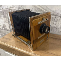 Фотокамера ФКД-13х18 1957 г. Комплект. Документы. Состояние.