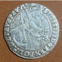 Монета орт Сигизмунд III Польша 1624 год.