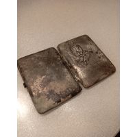 Портсигар. Серебро.