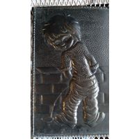 Панно декоративное металлическое чеканка времен СССР Прикольный подарок