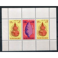 Нидерландские колонии - Суринам - 1975г. - детям - 1 блок - полная серия, MNH с незначительным повреждением клея [Mi bl. 15]. #3-WB-99-KS-3