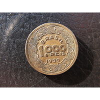 Бразилия 1000 реалов, 1939. С 20 копеек. Распродажа коллекции. Смотрите другие лоты.