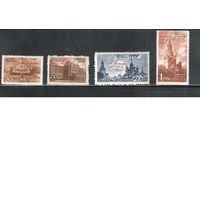 СССР-1947, (Заг.1057-1060)  ** , 800-лет Москвы