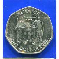Ямайка 1 доллар 2005