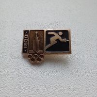 Значок Олимпиада 1980 фехтование