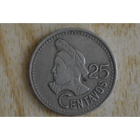 Гватемала 25 сентаво 1989 с 1 руб