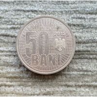 Werty71 Румыния 50 бани 2015 10 лет деноминации валюты бань 2005