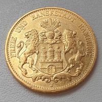 20 марок Гамбург 1897г.