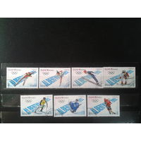 Гвинея-Бисау, 1989. Олимпийские игры 1992 г. в Альбервиле, полная серия. Mi-6,5 евро гаш.