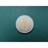 1 лира Турция.