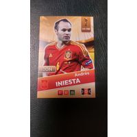 Карточка Чемпионат Мира. Андрес Иньеста. Испания.