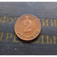 2 пфеннига 1970 (G) Германия ФРГ #04