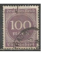 Рейх(Веймарская Республика). Цифра в круге(Инфляция). 1923г. Mi#268.