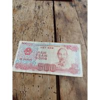 Вьетнам 500 донг 1988 год с рубля три дня