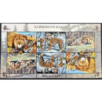 Таджикистан 2016 Фауна Тигры малый лист
