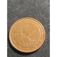 Эстония 5 евроцентов 2011