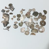 Лом серебра и билонных  монет , более 40 г