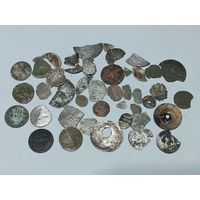 Лом серебра и билонных  монет , более  54 г