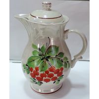 Кувшин фарфоровый 70-е годы СССР. Высота 23 см.