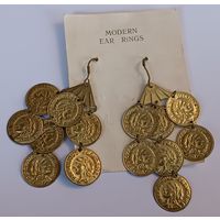 Серьги времён СССР. Все лоты с 1 рубля!