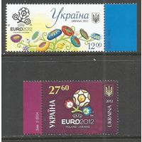 Украина. Евро"2012г. Футбол. 2012г. Mi#1245-46. Серия.