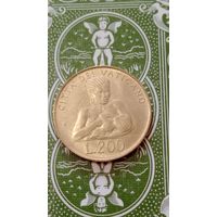 Ватикан 200 лир 1992