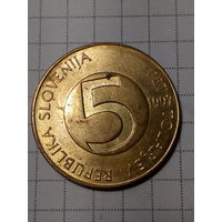 5 толаров Словения 1997 год.
