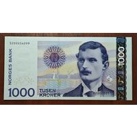 Норвегия 1000 крон 2001 года. Тип Р-52a. Состояние UNC