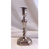 Подсвечник настольный 24 см Серебрение 01