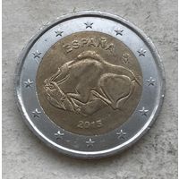 Испания 2 евро 2015 - ЮНЕСКО - Пещера Альтамира
