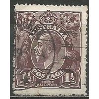 Австралия. Король Георг V. 1918г. Mi#32а.