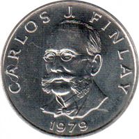 Панама 5 сентесимо, 1979 CARLOS J. FINLAY UNC