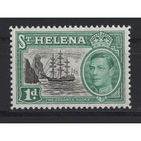 Остров Святой Елены / ST. HELENA 1949** 1d Георг VI (SG 149)