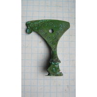 Древняя привеска. Бронза.