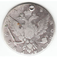 Рубль 1764г ммд, дврка