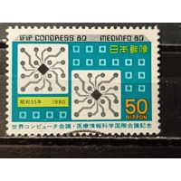 Япония, 1980. Система обработки данных. Микросхема