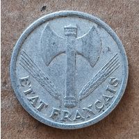 Франция 1 франк, 1942 г., КМ# 902