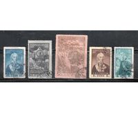 СССР-1950, (Заг.1428-1432),  гаш. , А.Суворов