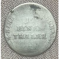 Монета 1/12 талера. 1763 год. Саксония. Фридрих Кристиан