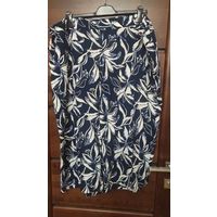 Легкие красивые брюки 64-66 размера, новые. Очень приятная на ощупь ткань, синий цвет. ПОталии 55-67 см, длина 83 см, Победер 80 см. Очень классно сидят на фигуре.