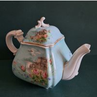 Чайник фарфор, роспись, Англия, до 17го.
