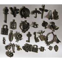 Фурнитура для бижутерии металлическая (остатки)