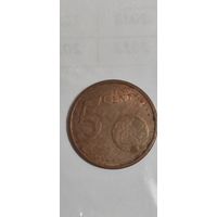 Испания 5 евроцентов 2009