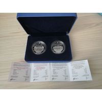 Минск-Арена, 20 рублей 2012, серебро Чижовка-арена, 20 рублей 2013, серебро, Ag 925 Торг