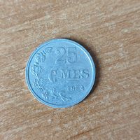 25 сантимес 1954 г. Люксембург