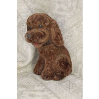 Игрушка СССР собачка поролон есть дефект мордочки!