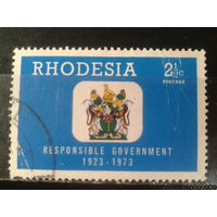Родезия, 1973. 50 лет ответственного правительства. Герб