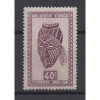 Бельгийское Конго / BELGISCH CONGO 1947** Маска Артефакты (Mi 267)
